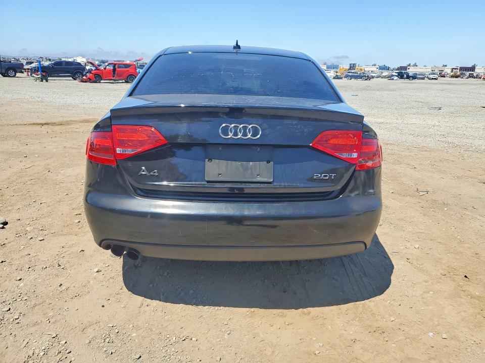 2011 Audi A4 VIN WAUAFAFL8BN036645 COPART salvage auction — FRONT END, CA - SALVAGE CERTIFICATE, sold $1,200 on 2026-07-31 (photo 6)