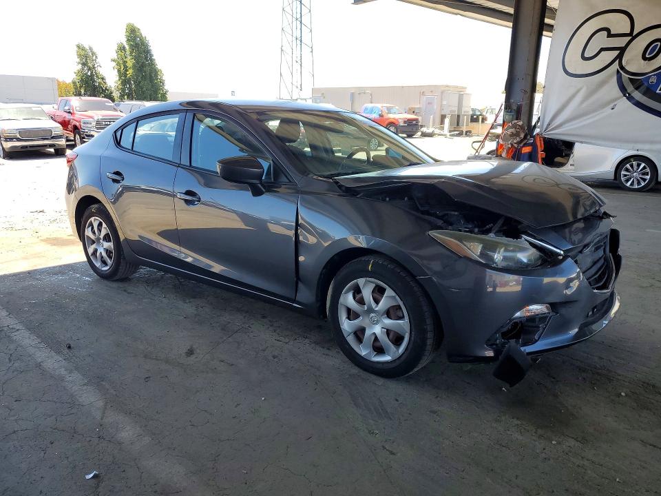 2015 Mazda 3 VIN JM1BM1U74F1262827 COPART salvage auction — FRONT END, Ca - Salvage Certificate, sold $1,400 on 2026-07-23 (photo 4)