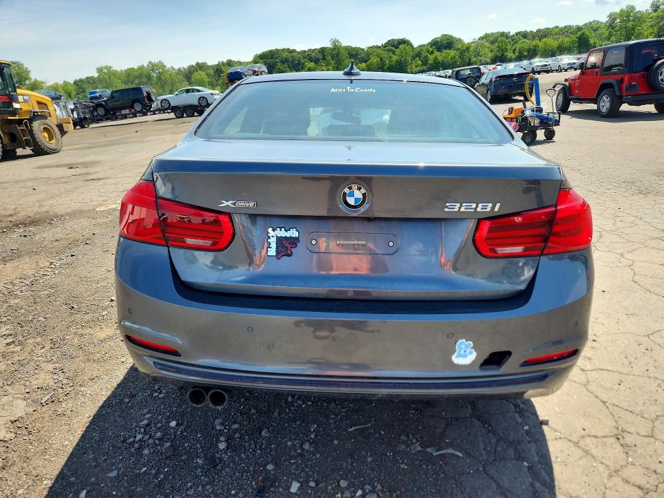 2016 BMW 3er VIN WBA8E3G56GNU03806 COPART salvage auction — UNDERCARRIAGE, Ct - Cert Of Title-Salvage, sold $3,300 on 2026-08-14 (photo 6)