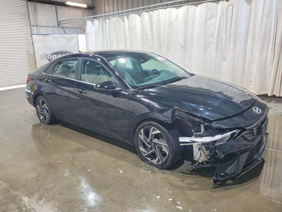 2025 Hyundai Elantra VIN KMHLN4DJ8SU170705 COPART salvage auction — FRONT END, IL - CERTIFICATE OF TITLE (P), sold $13,000 on 2026-07-13 (photo 4)