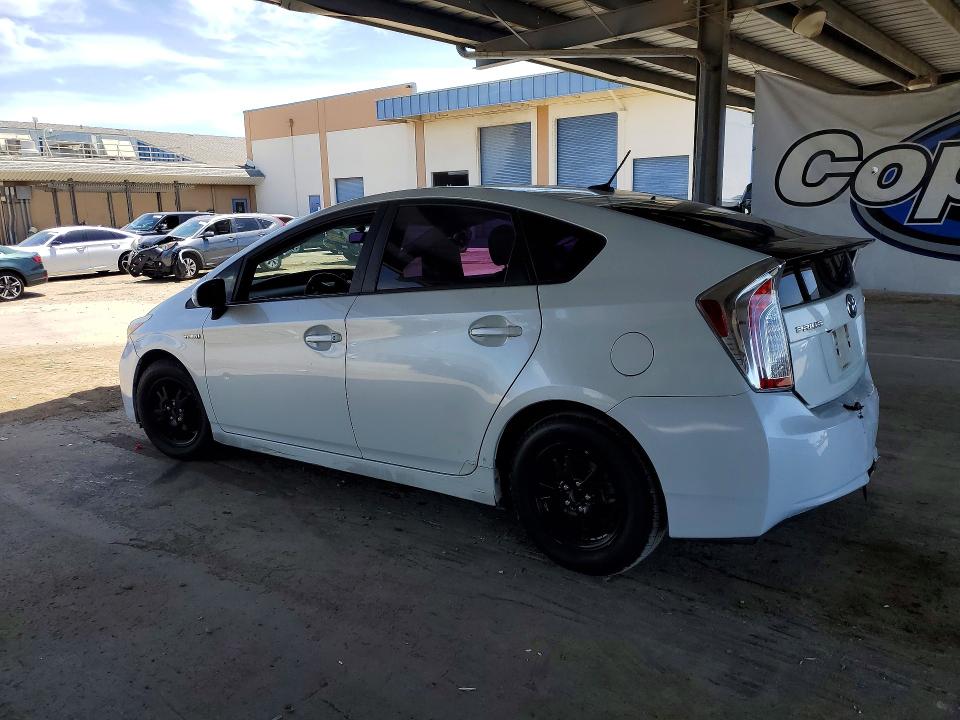 2015 Toyota Prius VIN JTDKN3DU6F1927578 COPART salvage auction — REAR END, CA - SALVAGE CERTIFICATE, sold $2,750 on 2026-07-14 (photo 2)