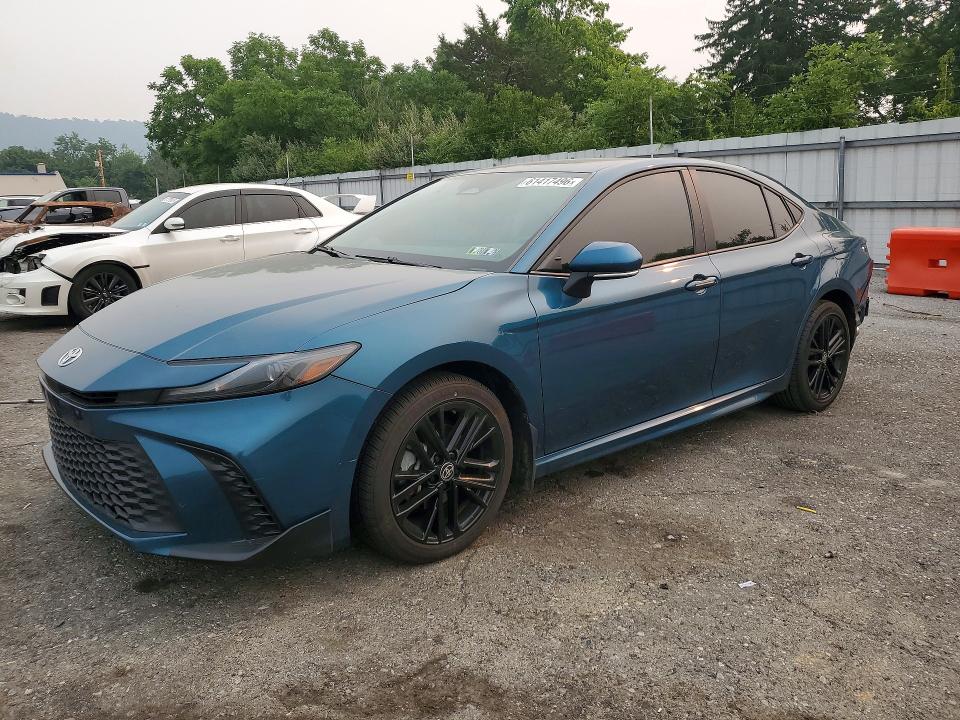 2025 Toyota Camry VIN 4T1DBADKXSU502082 COPART salvage auction — REAR END, Pa - Certificate Of Salvage, sold $14,999 on 2026-09-03 (photo 1)