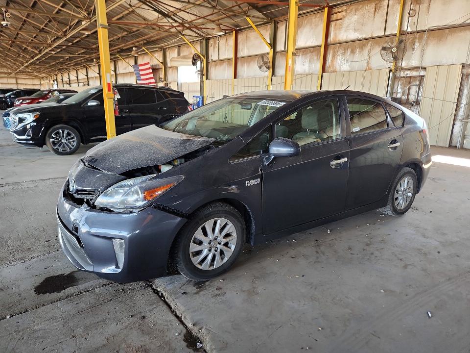2012 Toyota Prius VIN JTDKN3DP6C3014894 COPART salvage auction — FRONT END, Az - Certificate Of Title, sold $4,350 on 2026-07-29 (photo 1)