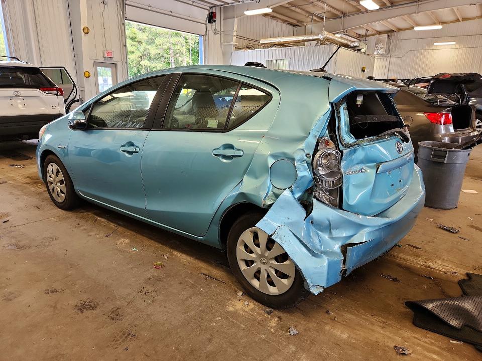 2012 Toyota Prius VIN JTDKDTB36C1019575 COPART salvage auction — REAR END, Mn - Cert Of Title-Salvage, sold $575 on 2026-07-23 (photo 2)