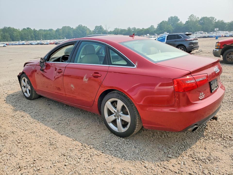 2012 Audi A6 VIN WAUGGAFC0CN057000 COPART salvage auction — FRONT END, Ny - Mv-907A Salvage Certificate, sold $450 on 2026-07-27 (photo 2)