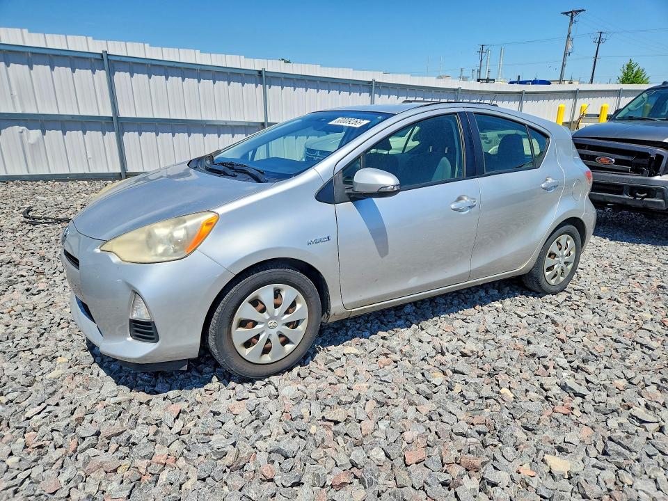 2012 Toyota Prius VIN JTDKDTB3XC1511168 COPART salvage auction — REAR END, Wi - Certificate Of Title, sold $750 on 2026-07-18 (photo 1)