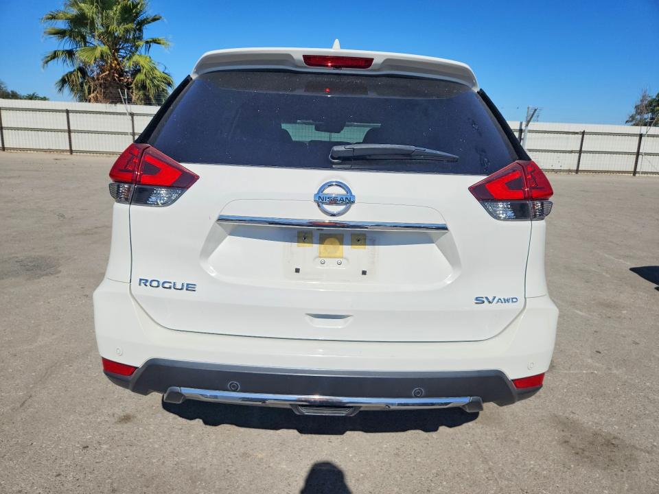 2020 Nissan Rogue VIN JN8AT2MV0LW113305 COPART salvage auction — FRONT END, Ca - Salvage Certificate, sold $2,200 on 2026-07-17 (photo 6)