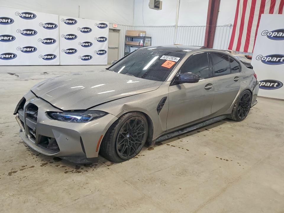 2021 BMW M3 VIN WBS33AY04MFL40746 — COPART salvage auction photo