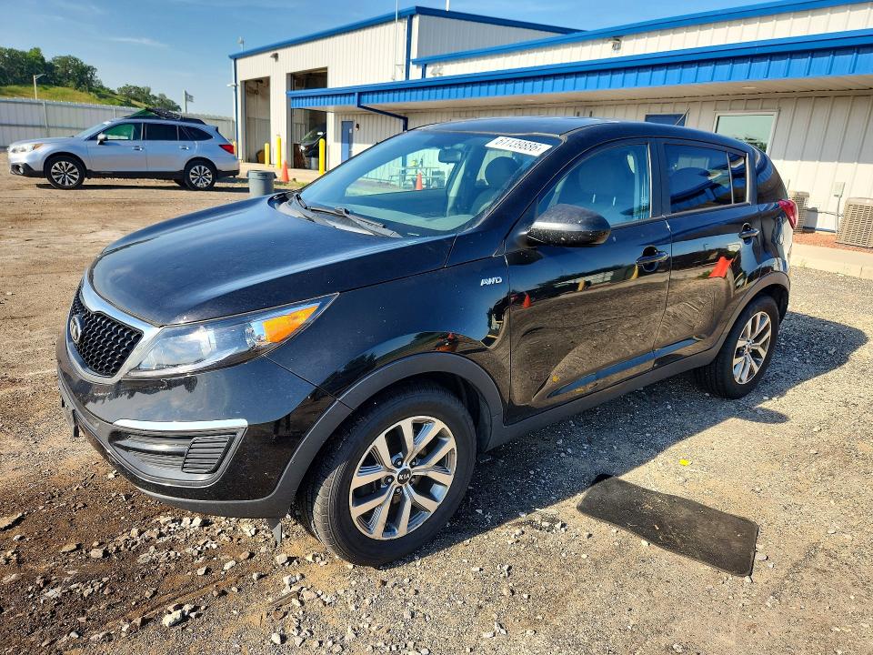 2015 Kia Sportage VIN KNDPBCAC8F7739068 COPART salvage auction — HAIL, Il - Certificate Of Title, sold $175 on 2026-07-28 (photo 1)