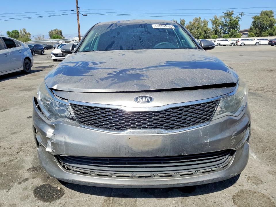 2017 Kia Optima VIN 5XXGT4L31HG169764 COPART salvage auction — FRONT END, CA - SALVAGE CERTIFICATE, sold $1,750 on 2026-07-16 (photo 5)