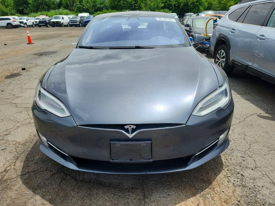 2018 Tesla Model s VIN 5YJSA1E25JF272018 COPART salvage auction — SIDE, CT - CERT OF TITLE-SALVAGE, sold $6,200 on 2026-07-14 (photo 5)