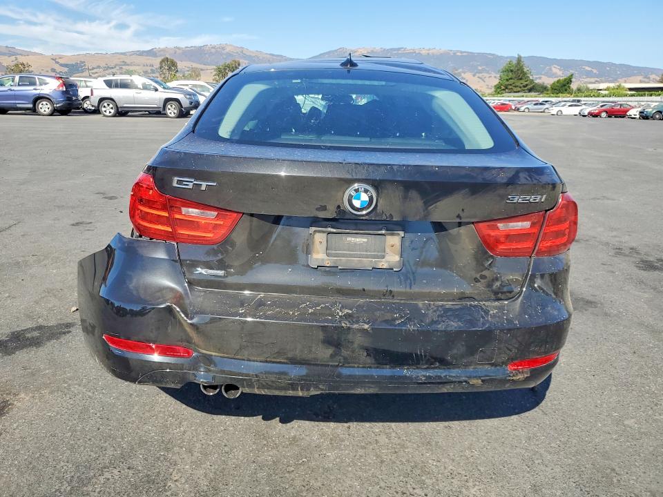 2014 BMW 3er VIN WBA3X5C59ED242926 COPART salvage auction — ROLLOVER, Ca - Salvage Certificate, sold $525 on 2026-07-14 (photo 6)