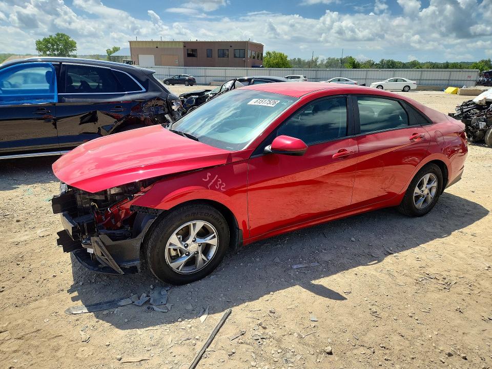 2023 Hyundai Elantra VIN 5NPLL4AG5PH110580 COPART salvage auction — FRONT END, Ks - Cert Of Title-Salvage, sold $90 on 2026-07-28 (photo 1)