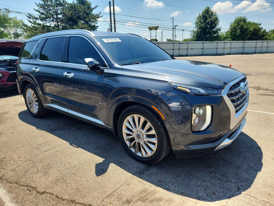 2020 Hyundai Palisade VIN KM8R5DHE3LU168496 COPART salvage auction — REAR END, OH - CERT OF TITLE-SALVAGE, sold $8,700 on 2026-07-22 (photo 4)