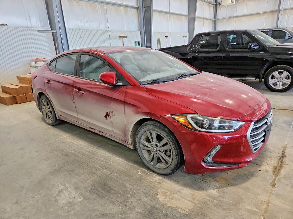 2017 Hyundai Elantra VIN KMHD84LF0HU238593 COPART salvage auction — REAR END, Ne - Cert Of Title-Salvage, sold $250 on 2026-07-28 (photo 4)
