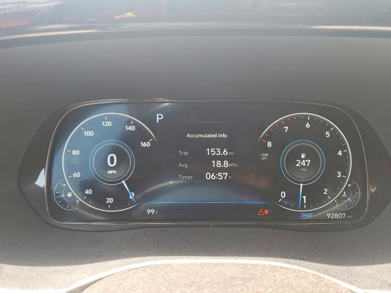 2020 Hyundai Palisade VIN KM8R5DHE3LU151469 COPART salvage auction — REAR END, Ia - Cert Of Title-Salvage Title, sold $8,600 on 2026-08-21 (photo 9)