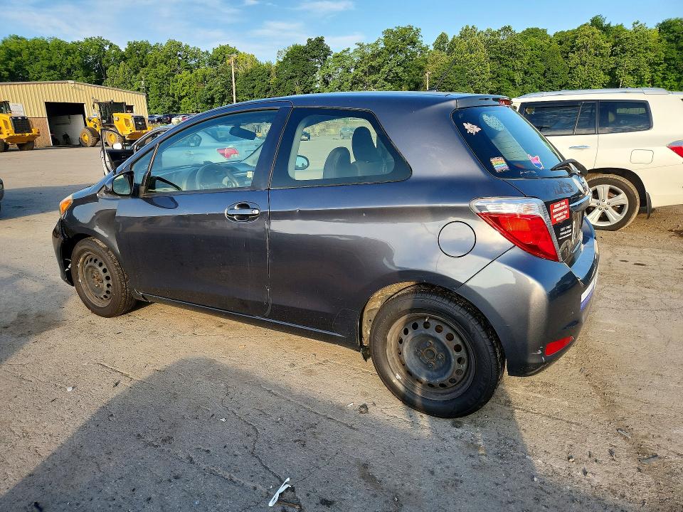 2012 Toyota Yaris VIN JTDJTUD37CD536593 COPART salvage auction — FRONT END, NY - MV-907A SALVAGE CERTIFICATE, sold $350 on 2026-07-21 (photo 2)