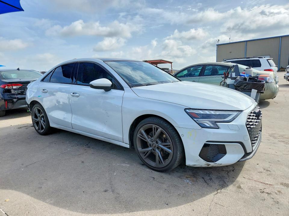 2024 Audi A3 VIN WAUHUDGY2RA059484 COPART salvage auction — REAR END, TX - SALVAGE VEHICLE TITLE (P), sold $9,500 on 2026-09-10 (photo 4)