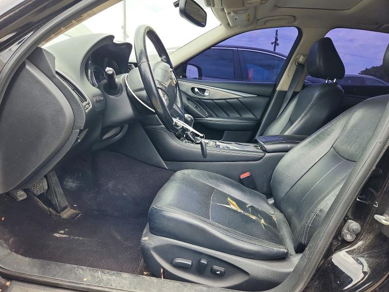 2015 Infiniti Q50 VIN JN1BV7AP4FM355210 COPART salvage auction — FRONT END, CA - SALVAGE CERTIFICATE, sold $900 on 2026-07-23 (photo 7)