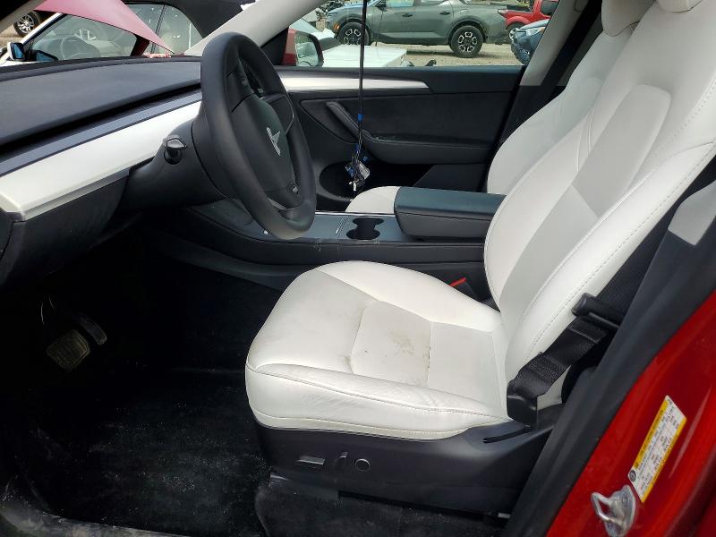 2022 Tesla Model y VIN 7SAYGDEE7NF521383 COPART salvage auction — FRONT END, Ny - Mv-907A Salvage Certificate, sold $250 on 2026-07-29 (photo 7)