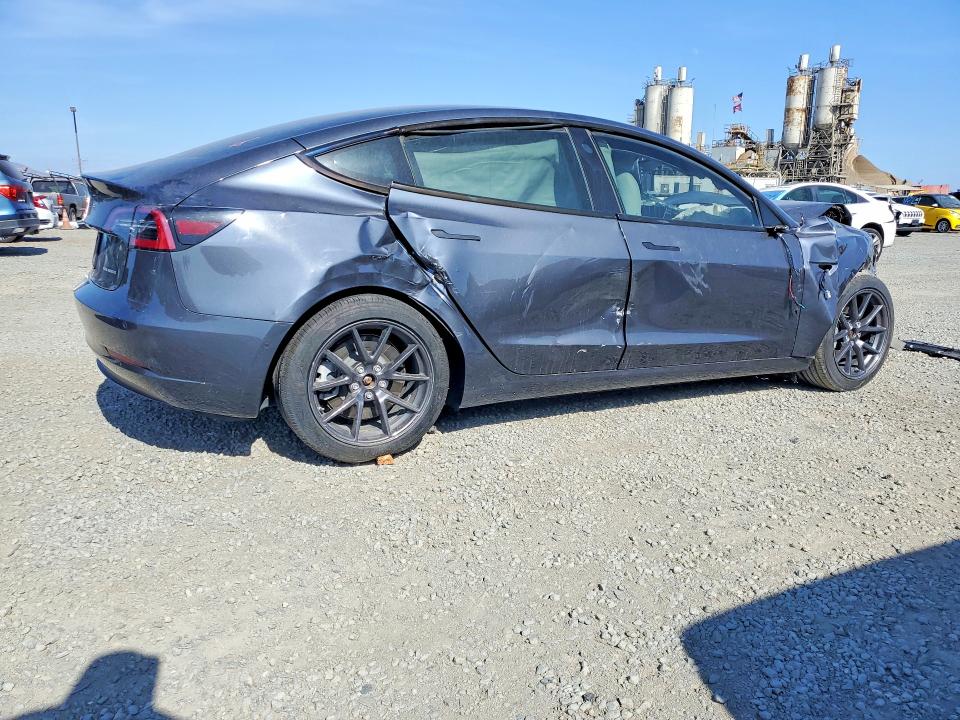 2022 Tesla Model 3 VIN 5YJ3E1EB6NF204745 COPART salvage auction — FRONT END, Ca - Salvage Certificate, sold $2,950 on 2026-07-31 (photo 3)