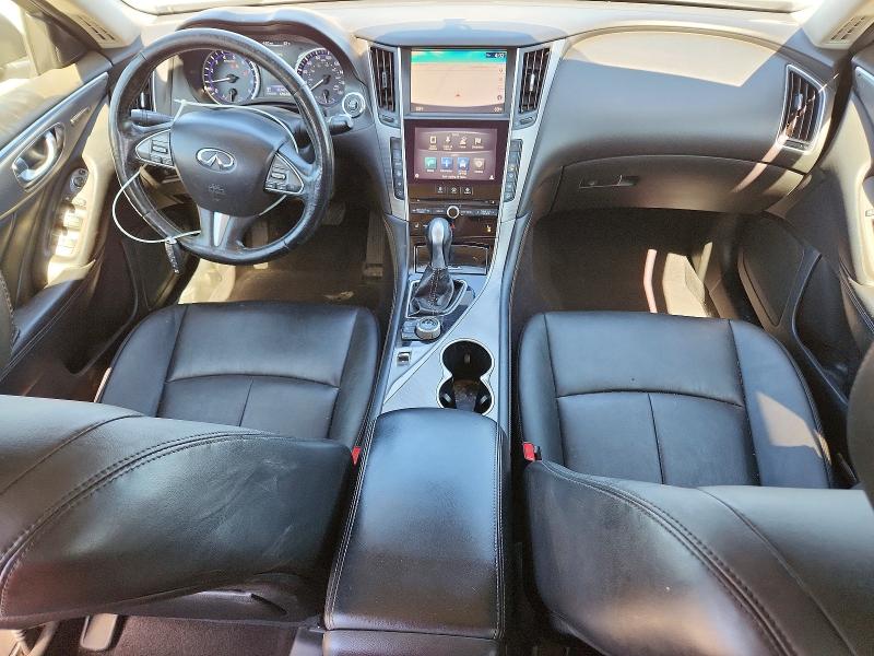 2016 Infiniti Q50 VIN JN1EV7APXGM303546 COPART salvage auction — SIDE, Ca - Salvage Certificate, sold $200 on 2026-07-29 (photo 8)