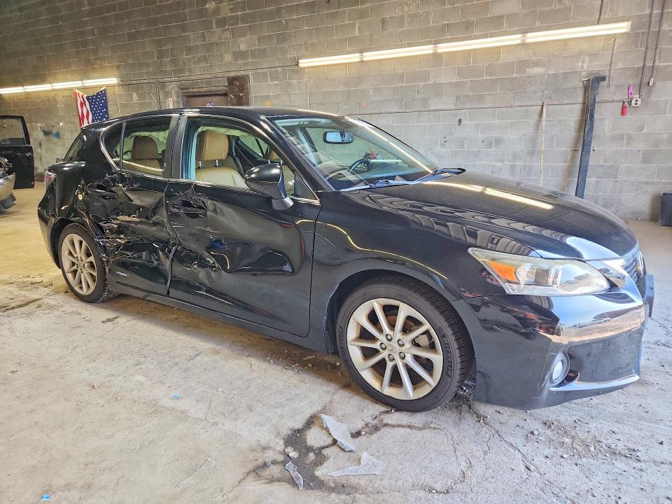 2013 Lexus Ct VIN JTHKD5BH4D2171405 COPART salvage auction — SIDE, NY - MV-907A SALVAGE CERTIFICATE, sold $200 on 2026-07-27 (photo 4)