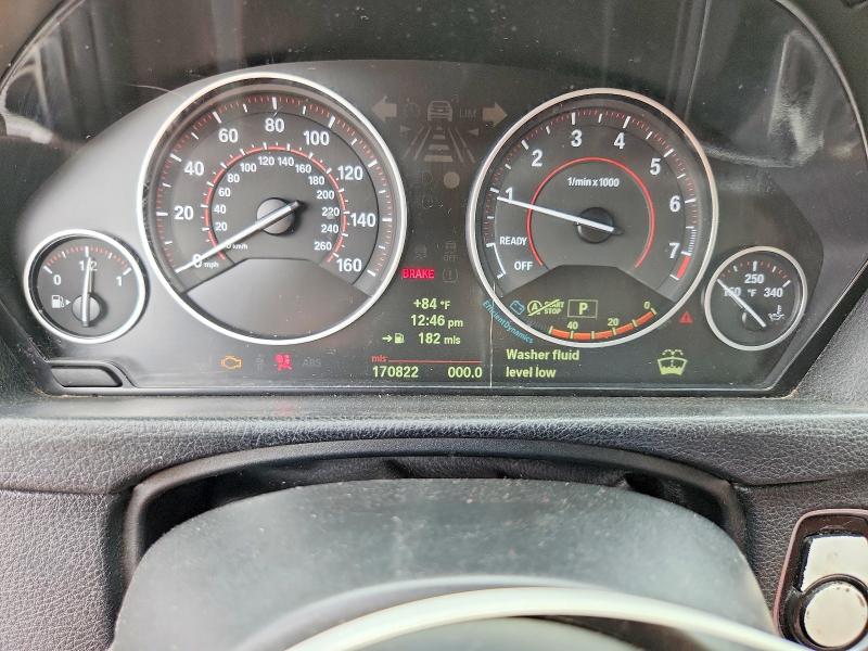2013 BMW 3 series VIN WBA3A5C52DF351944 COPART salvage auction — SIDE, TX - CERTIFICATE OF TITLE, sold $325 on 2026-07-23 (photo 9)