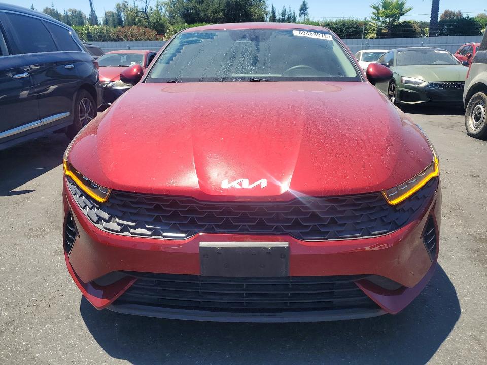 2022 Kia K5 VIN 5XXG14J23NG095369 COPART salvage auction — REAR END, Ca - Salvage Certificate, sold $5,400 on 2026-07-16 (photo 5)