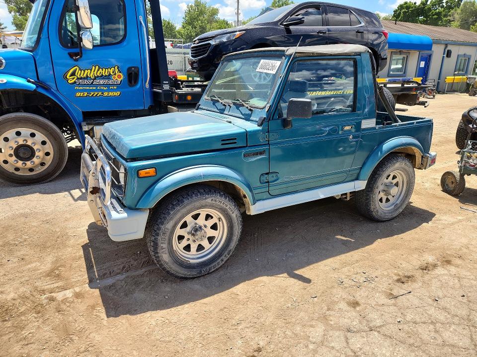 1988 Suzuki Samurai VIN JS4JC51C9J4212016 COPART salvage auction — REAR END, Ks - Cert Of Title-Salvage, sold $3,200 on 2026-09-04 (photo 1)