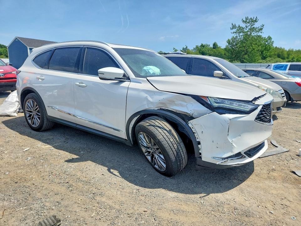 2024 Acura Mdx VIN 5J8YE1H87RL033126 COPART salvage auction — FRONT END, Ma - Cert Of Title-Salvage, sold $15,000 on 2026-09-02 (photo 4)