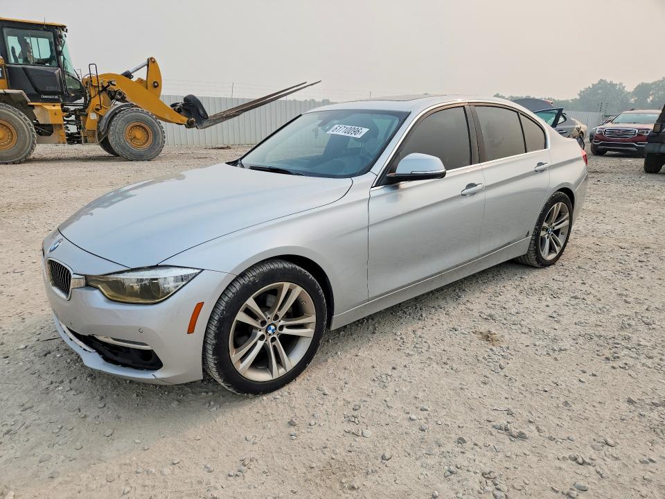 2017 BMW 3er VIN WBA8D9G32HNU63541 COPART salvage auction — FRONT END, WV - CERTIFICATE OF TITLE (P), sold $3,850 on 2026-07-28 (photo 1)