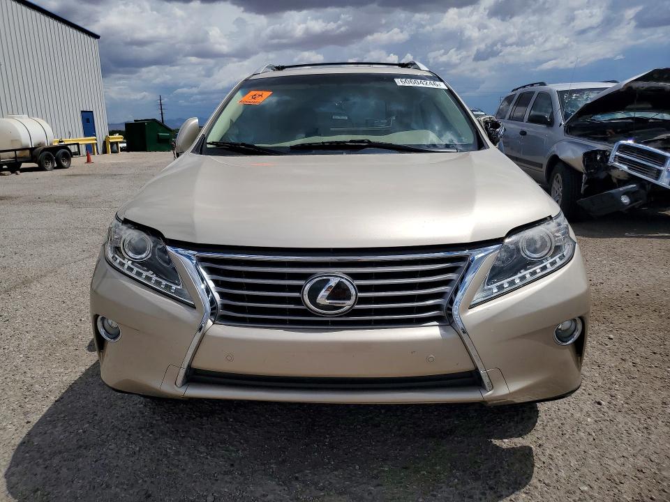 2013 Lexus Rx VIN JTJZK1BA9D2008053 COPART salvage auction — SIDE, AZ - CERT OF TITLE - SALVAGE, sold $5,900 on 2026-07-31 (photo 5)