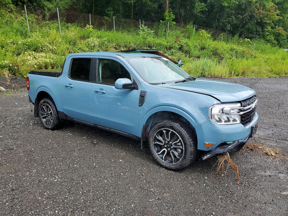 2022 Ford Maverick VIN 3FTTW8E32NRA80261 COPART salvage auction — FRONT END, Ny - Mv-907A Salvage Certificate, sold $9,200 on 2026-08-27 (photo 4)
