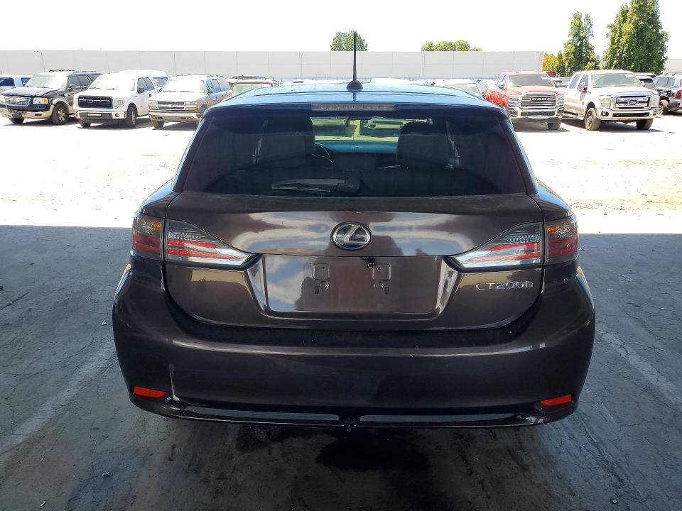 2013 Lexus Ct VIN JTHKD5BH8D2164179 COPART salvage auction — FRONT END, Ca - Salvage Certificate, sold $1,550 on 2026-07-30 (photo 6)