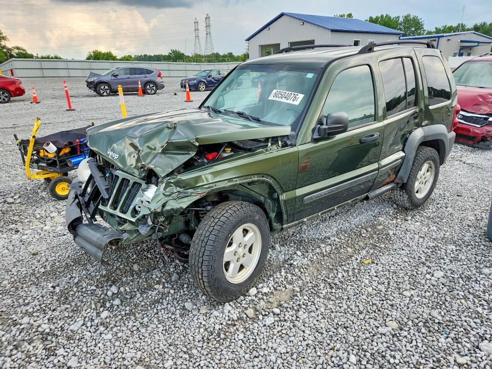 2007 Jeep Liberty VIN 1J4GL48K87W543391 COPART salvage auction — FRONT END, Oh - Cert Of Title-Salvage, sold $275 on 2026-07-28 (photo 1)