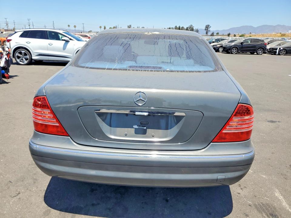 2004 Mercedes-benz S class VIN WDBNG70J14A412803 COPART salvage auction — FRONT END, Ca - Salvage Certificate, sold $375 on 2026-07-27 (photo 6)