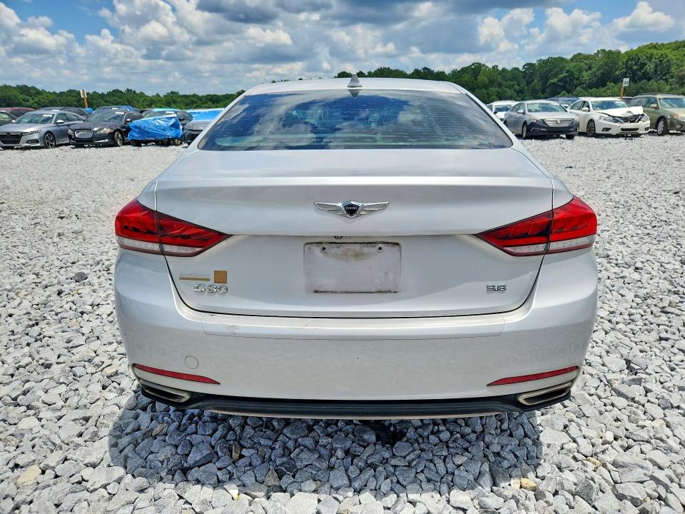 2018 Genesis G80 VIN KMHGN4JE0JU235215 COPART salvage auction — FRONT END, Ga - Certificate Of Title, sold $1,250 on 2026-07-28 (photo 6)