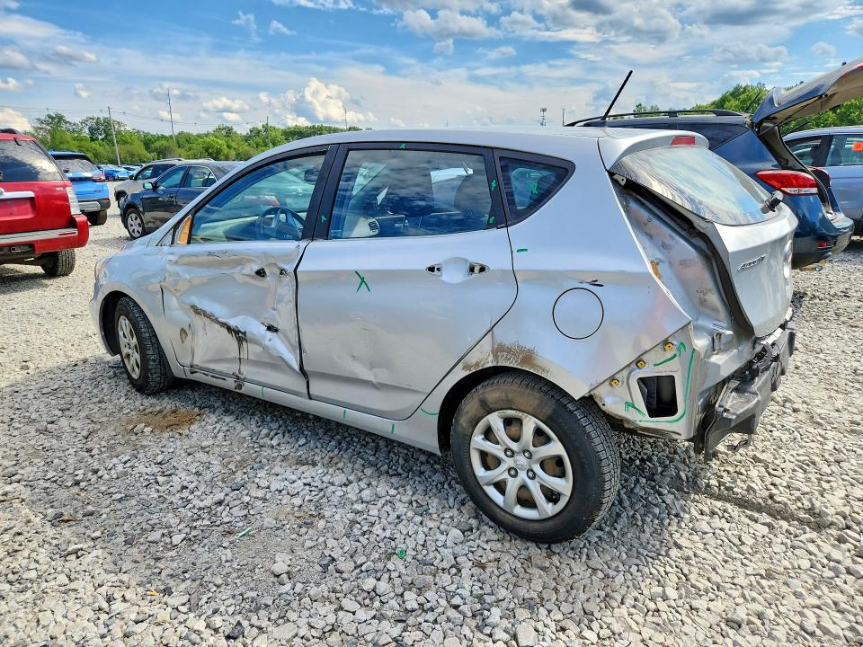 2014 Hyundai Accent VIN KMHCT5AE2EU189712 COPART salvage auction — SIDE, Ma - Cert Of Title-Reconstrctd Coll, sold $125 on 2026-07-29 (photo 2)