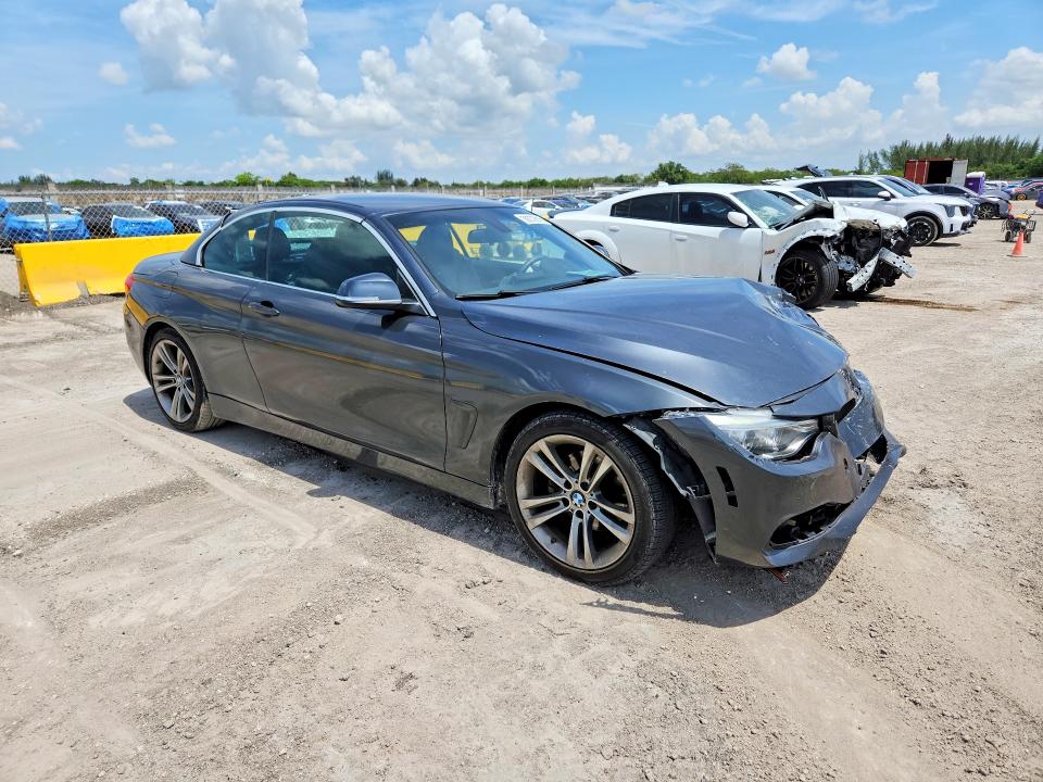 2017 BMW 4er VIN WBA4U7C5XH5H19471 COPART salvage auction — FRONT END, Fl - Cert Of Title Slvg Rebuildable, sold $1,650 on 2026-08-19 (photo 4)