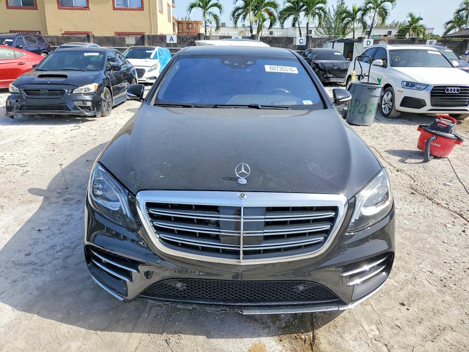 2018 Mercedes-benz S-klasse VIN WDDUG6GB3JA347234 COPART salvage auction — MINOR DENT/SCRATCHES, Fl - Cert Of Title Slvg Rebuildable, sold $10,100 on 2026-08-18 (photo 5)