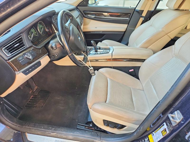 2012 BMW 7er VIN WBAKC8C56CC436535 COPART salvage auction — NORMAL WEAR, Sc - Cert Of Title-Salvage Water (P), sold $800 on 2026-09-11 (photo 7)