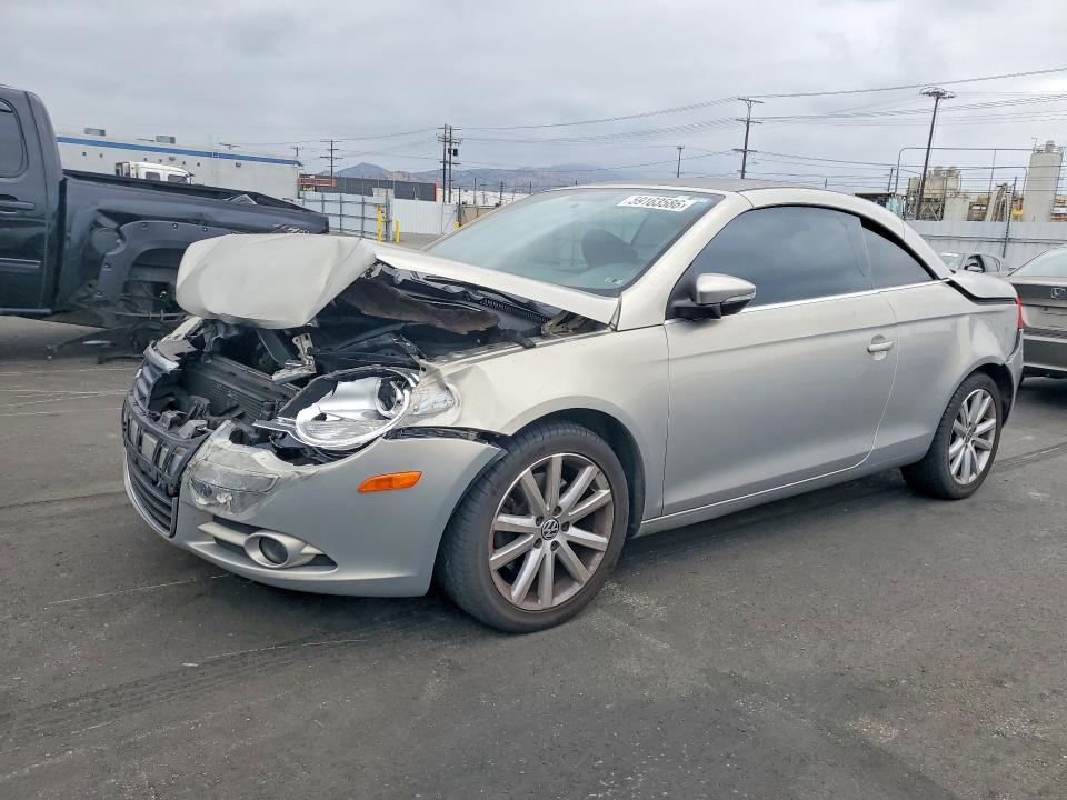 2009 Volkswagen Eos VIN WVWBA71F69V008122 COPART salvage auction — FRONT END, CA - SALVAGE CERTIFICATE, sold $250 on 2026-07-22 (photo 1)