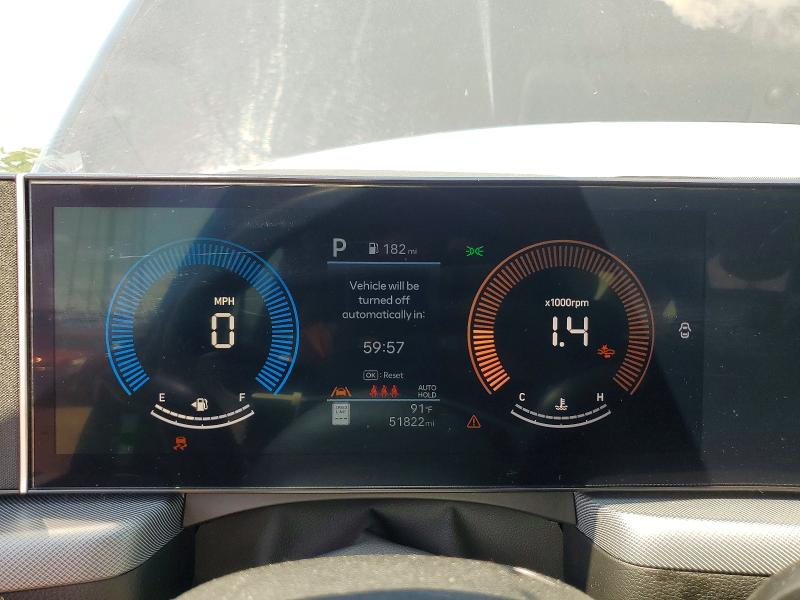 2024 Hyundai Sonata VIN KMHL64JAXRA391462 COPART salvage auction — FRONT END, IL - SALVAGE CERTIFICATE (P), sold $3,850 on 2026-07-13 (photo 9)