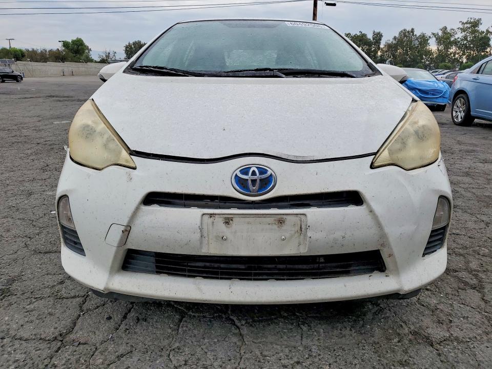 2013 Toyota Prius VIN JTDKDTB37D1552326 COPART salvage auction — REAR END, CA - SALVAGE CERTIFICATE, sold $625 on 2026-07-27 (photo 5)