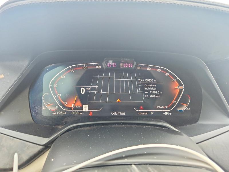 2022 BMW X5 VIN 5UXCR6C04N9N38509 COPART salvage auction — MINOR DENT/SCRATCHES, Oh - Certificate Of Title, sold $21,200 on 2026-09-04 (photo 9)