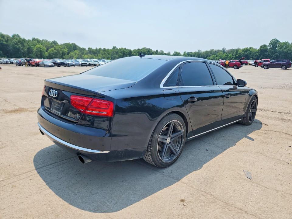 2014 Audi A8 VIN WAURGAFD0EN008240 COPART salvage auction — FRONT END, PA - CERTIFICATE OF SALVAGE, sold $350 on 2026-07-30 (photo 3)