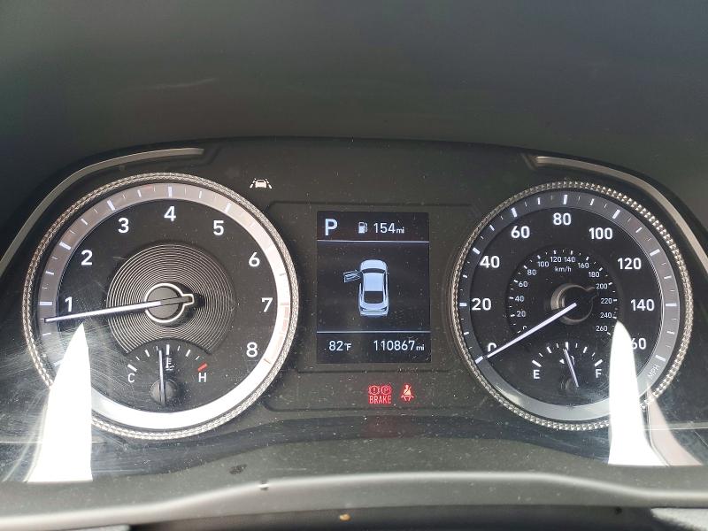 2021 Hyundai Sonata VIN 5NPEG4JA3MH113417 COPART salvage auction — FRONT END, Salvage Title, sold $2,500 on 2026-07-24 (photo 9)