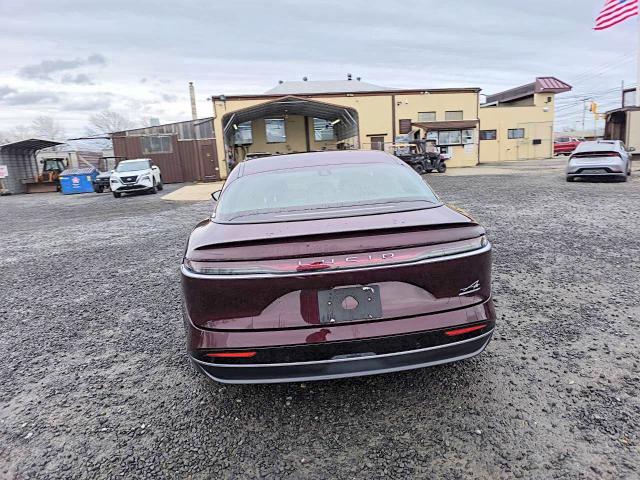 2026 Lucid Air VIN 50EA1TEA0TA037421 COPART salvage auction — SIDE, Nj - Cert Of Title-Salvage, sold $20,900 on 2026-08-07 (photo 6)