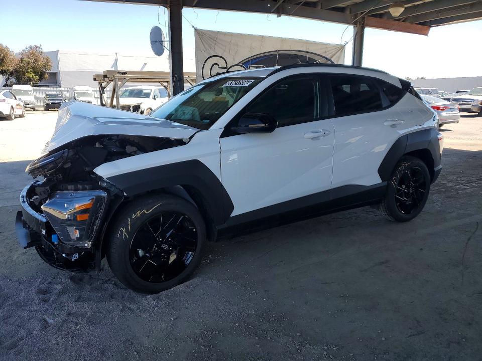 2026 Hyundai Kona VIN KM8HF3AB1TU460053 COPART salvage auction — FRONT END, FL - CERT OF TITLE SLVG REBUILDABLE (P), sold $4,250 on 2026-07-27 (photo 1)